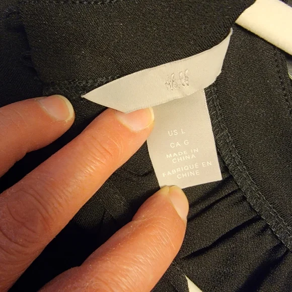 H&M black dress top - Picture 6 of 8